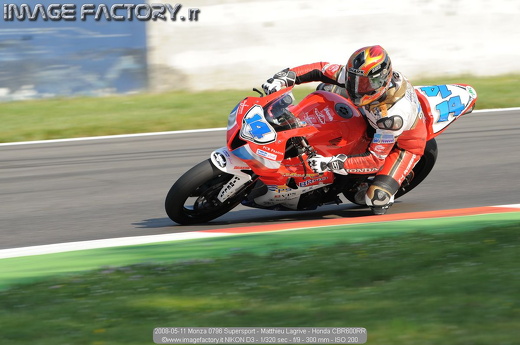 2008-05-11 Monza 0796 Supersport - Matthieu Lagrive - Honda CBR600RR